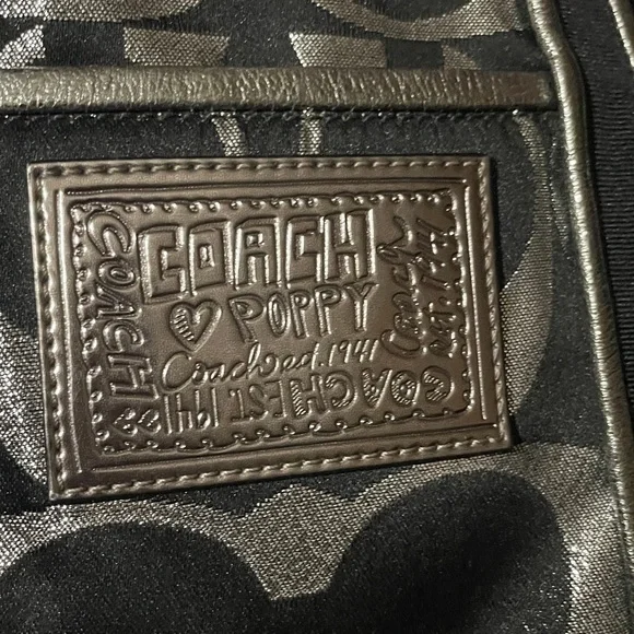 Coach poppy tote purse handles and cross body strap EUC final price drop - Picture 5 of 12